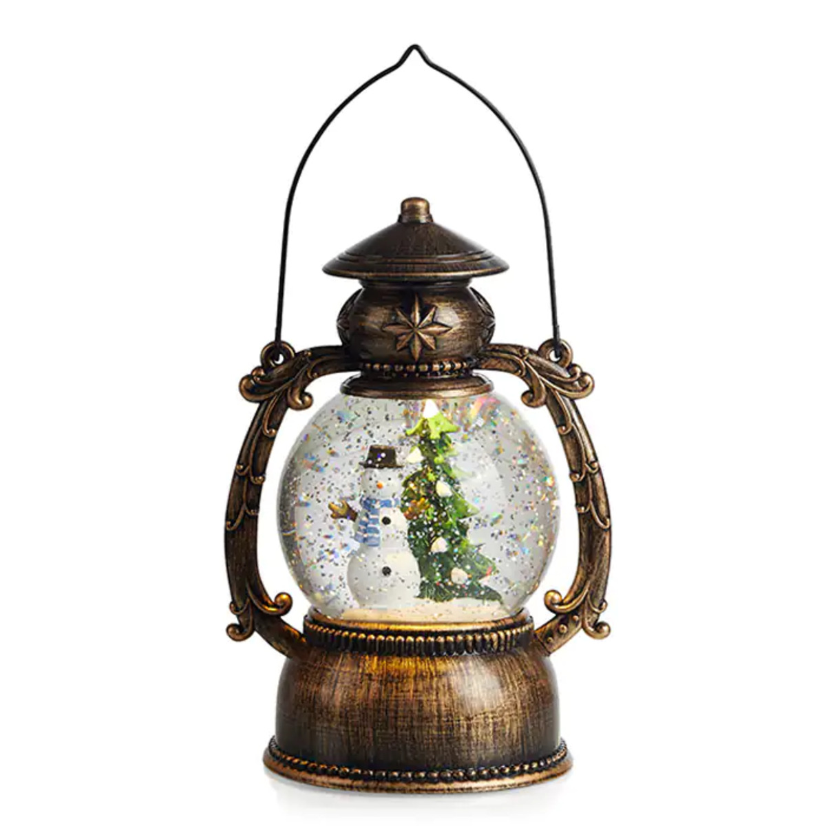 Bild 1 von Markslöjd LOTHAR Wasserlaterne Schneemann bronze 20,5 x 14 x 14 cm