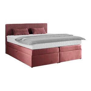 Boxspringbett Rossa in Koralle ca. 180x200cm, Koralle