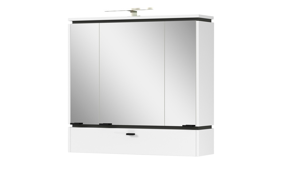 Bild 1 von Spiegelschrank weiß Maße (cm): B: 79 H: 76 T: 26 Badezimmer