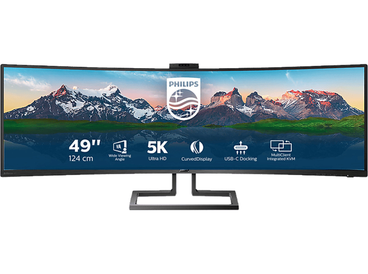 Bild 1 von PHILIPS 499P9H 48,8 Zoll 5K Ultrawide Monitor (5 ms Reaktionszeit, 60 Hz)