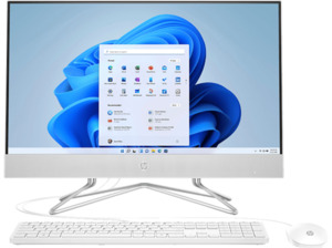 HP 24-df1304ng, All-in-One-PC mit 23,8 Zoll Display, Intel® Core™ i5 Prozessor, 8 GB RAM, 512 SSD, Intel Iris Xe Graphics, Weiß