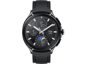 XIAOMI Watch 2 Pro, LTE Smartwatch Aluminium Fluorkautschuk, 22 mm, Black