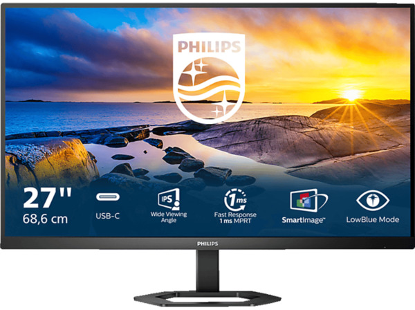 PHILIPS 27E1N5300AE 27 Zoll Full-HD Monitor (1 ms Reaktionszeit, 75 Hz ...