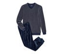Bild 1 von Nicki-Pyjama, dunkelblau-grau