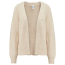 Bild 1 von Damen Strickjacke aus Rippstrick HELLBEIGE