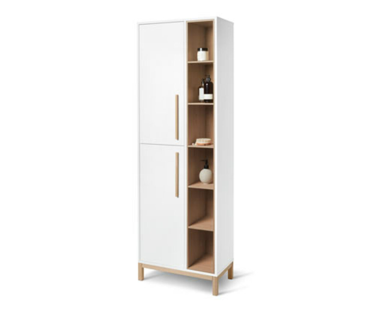 Bild 1 von Bad-Hochschrank »Eklund« mit Seitenfach