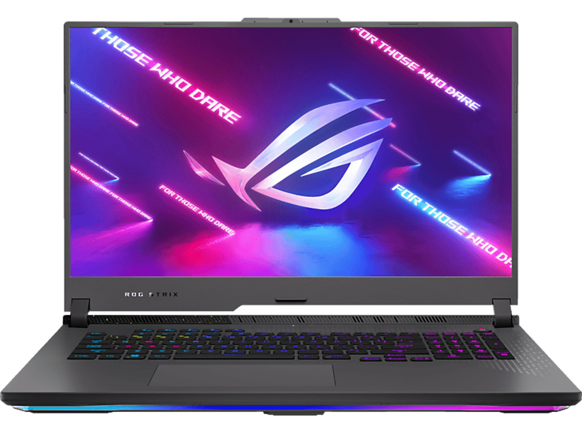 Bild 1 von ASUS ROG Strix G17 G713PV-HX048W, Notebook mit 17,3 Zoll Display, AMD Ryzen™ 9 Prozessor, 16 GB RAM, 1 TB SSD, NVIDIA GeForce RTX 4060, Schwarz / Grau