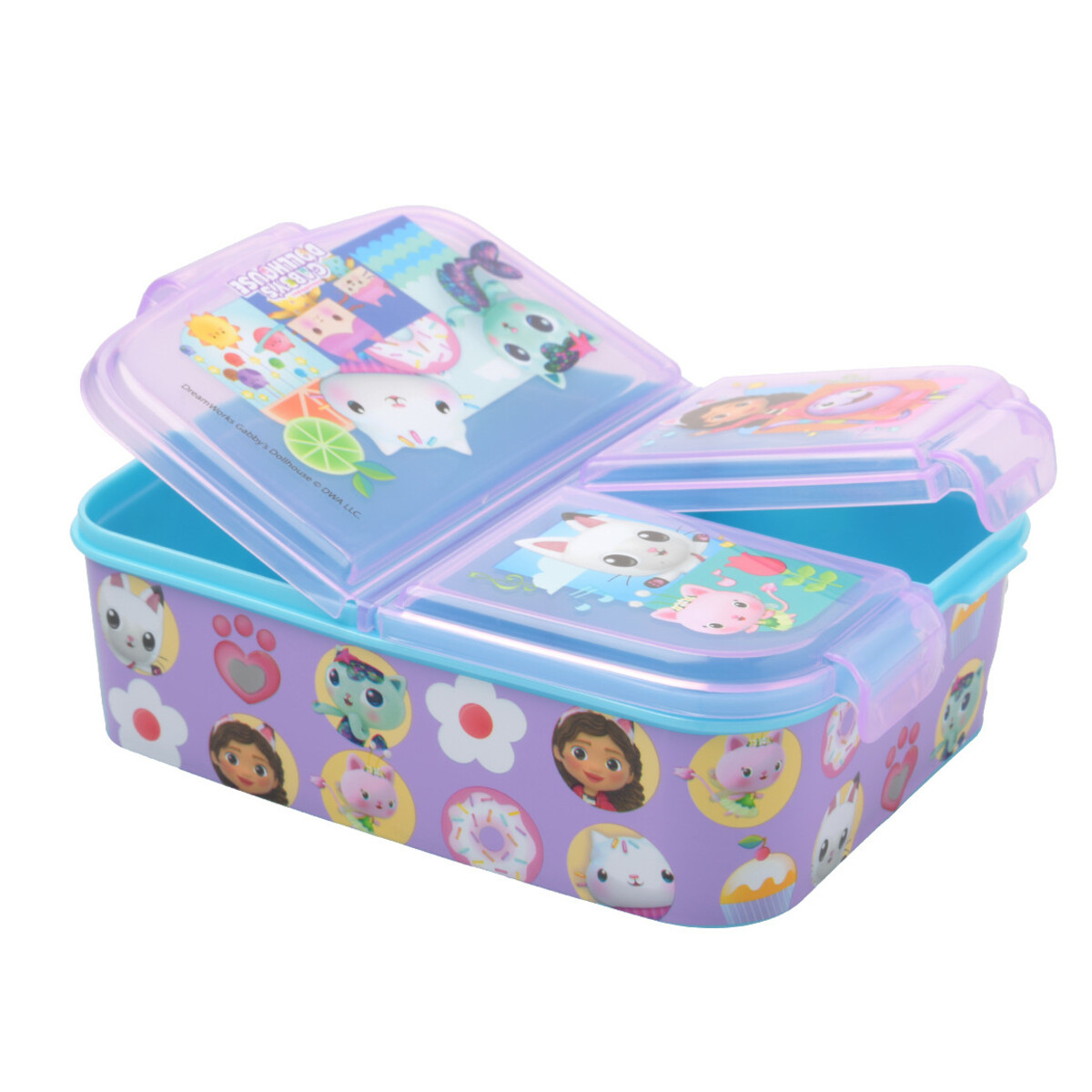 Bild 1 von Gabby's Dollhouse Brotdose mit drei Fächern