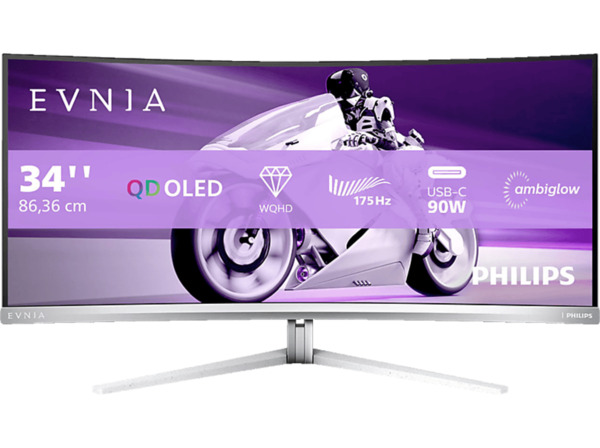 Bild 1 von PHILIPS Evnia 8000 34 Zoll WQHD Gaming Monitor (0,1 ms Reaktionszeit, 175 Hz)