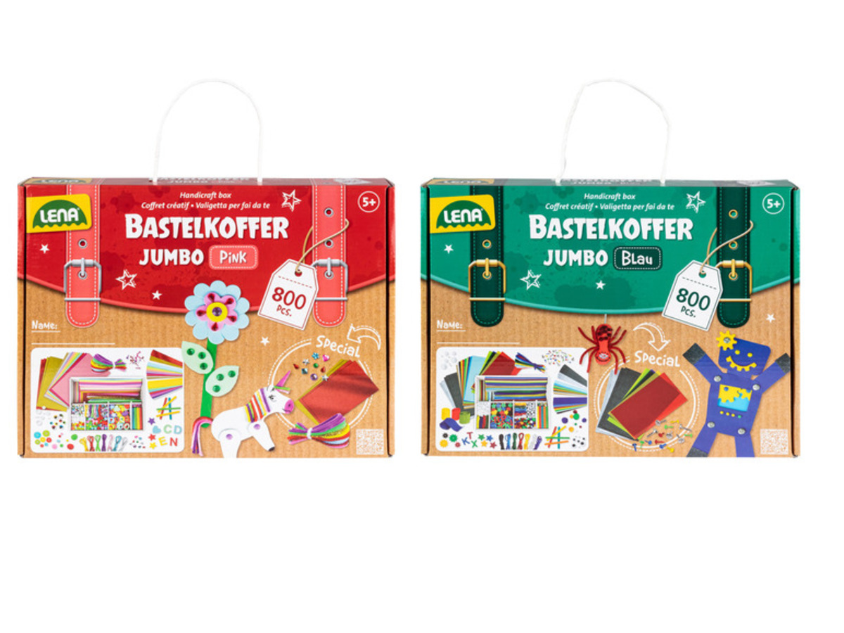 Bild 1 von LENA Bastelkoffer »Jumbo«, 800 Teile