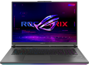 ASUS ROG Strix G18 G814JU-N5008W, Notebook mit 18 Zoll Display, Intel® Core™ i7 Prozessor, 16 GB RAM, 1 TB SSD, NVIDIA GeForce RTX 4050, Schwarz, Grau