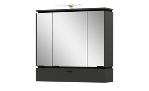 Spiegelschrank grau Maße (cm): B: 79 H: 76 T: 26 Badezimmer