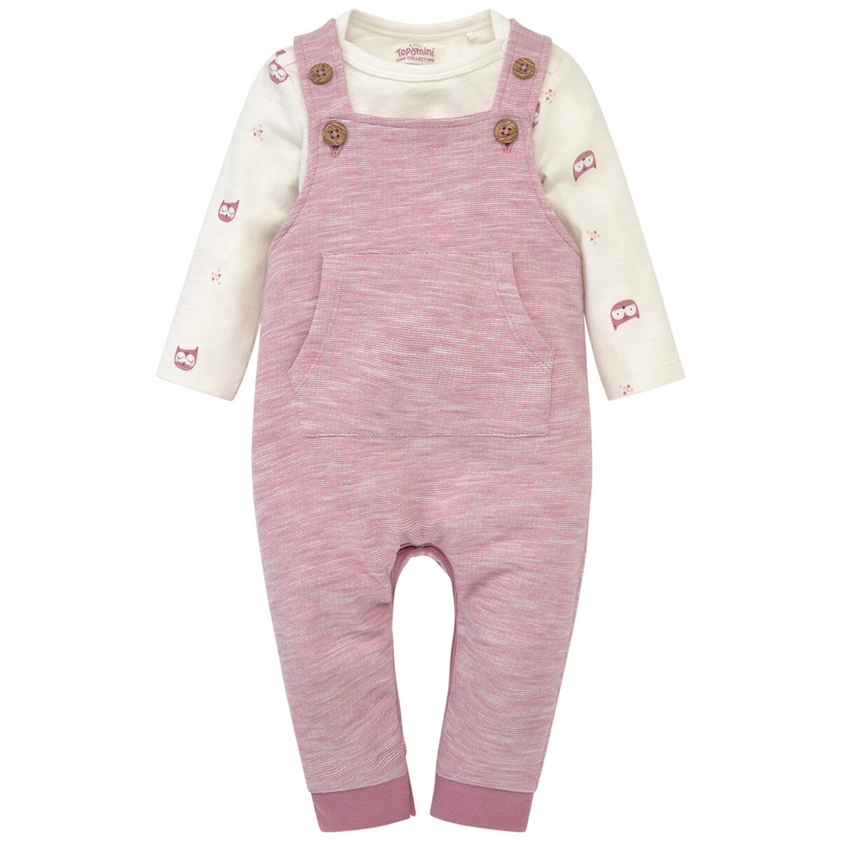 Bild 1 von Newborn Strampler und Langarmbody im Set HELLLILA / WEISS