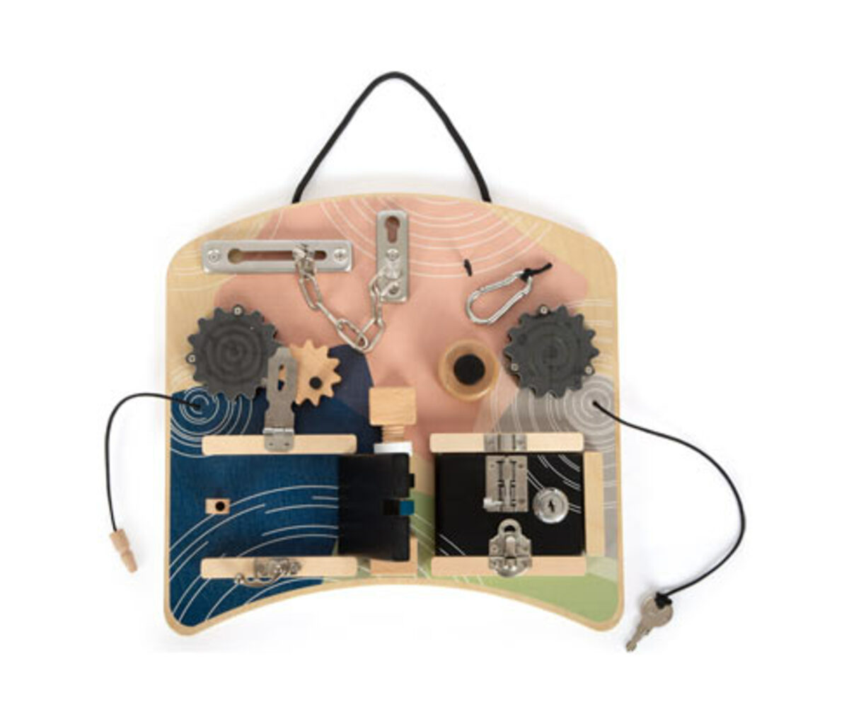 Bild 1 von small foot Motorikbrett »Schlösser und Rotation«