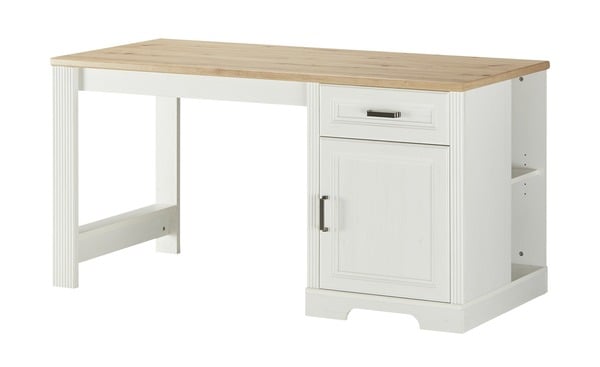 Bild 1 von Schreibtisch weiß Maße (cm): B: 150 H: 76 T: 70 Tische