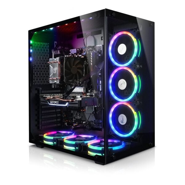 Bild 1 von Gaming PC Panorama Deluxe 12 Intel Core i7-12700KF, 32GB DDR4, NVIDIA RTX 4060 Ti 16 GB, 1TB SSD, Windows 11