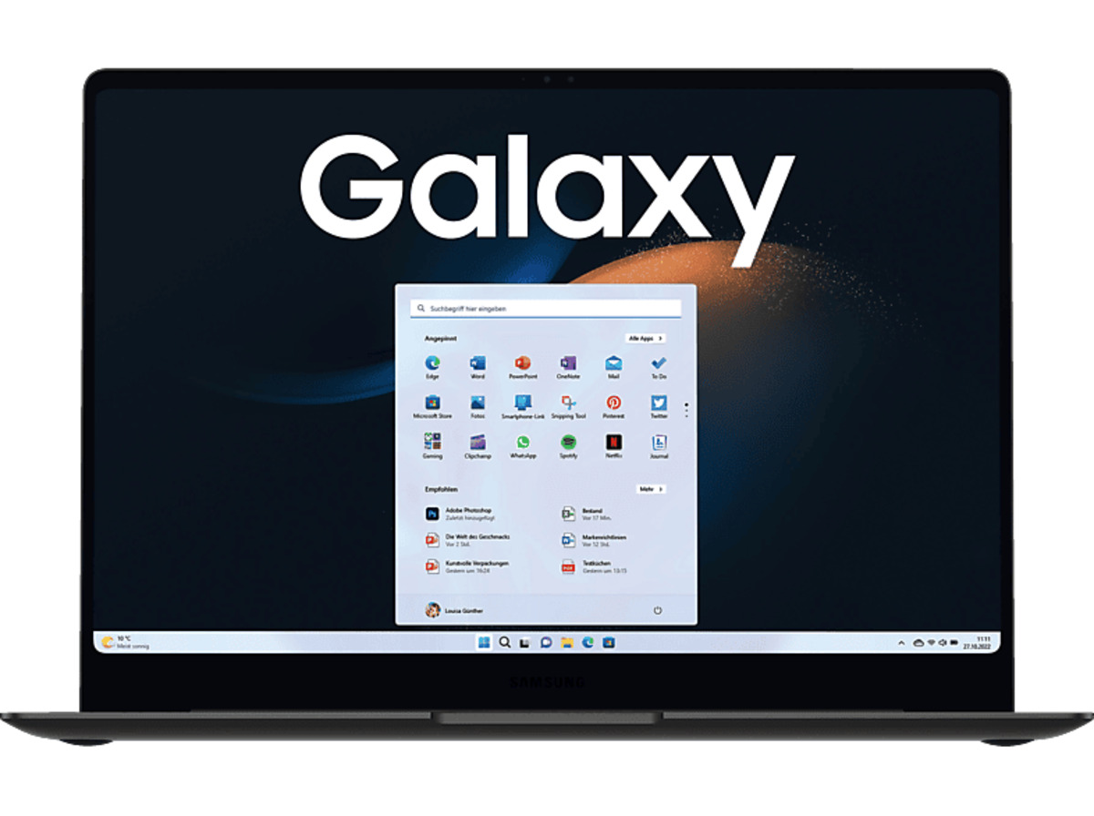 Bild 1 von SAMSUNG Galaxy Book3 Pro, Notebook mit 14 Zoll Display, Intel® Core™ i7 Prozessor, 16 GB RAM, 512 SSD, Iris® Xe, Graphite