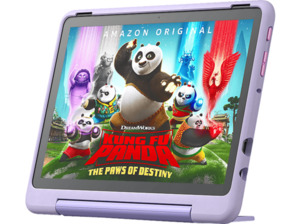 AMAZON Fire HD 10 Kids Pro (2023), Tablet, 32 GB, Zoll, Schwarz, mitgelieferte Hülle im Happy Day Design