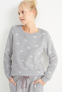 Bild 1 von C&A Pyjama-Oberteil-gemustert, Grau, Größe: XS