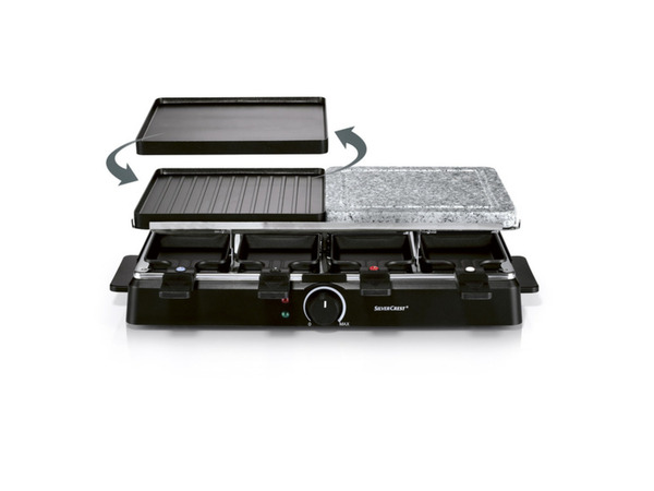Bild 4 von SILVERCREST® KITCHEN TOOLS Raclette-Grill »SRGS 1400 E1«, mit heißem Stein, 1400 W