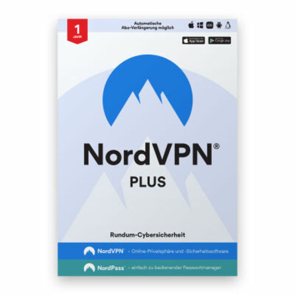 Bild 1 von NordVPN Plus – 1 Jahr Cybersicherheit (VPN + PW Manager) [1 Jahr] [Download]
