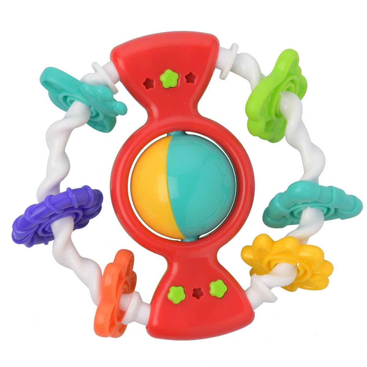 Bild 1 von Baby Rassel mit verschiedenen Elementen BUNT