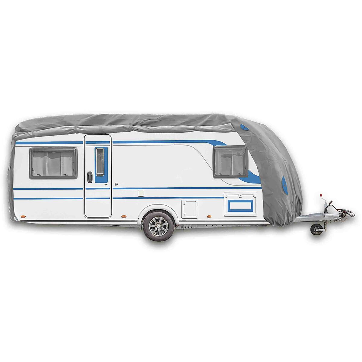 Bild 1 von Wohnwagen Schutzhülle Gr. XL 670 x 250 x 220 cm 165g/m²