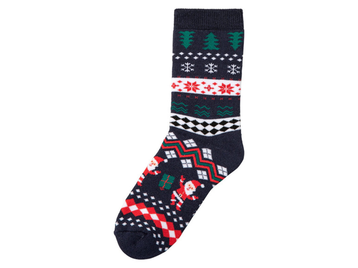Bild 4 von pepperts!® Kinder Thermosocken, 2 Paar, mit lustigen Weihnachtsmotiven