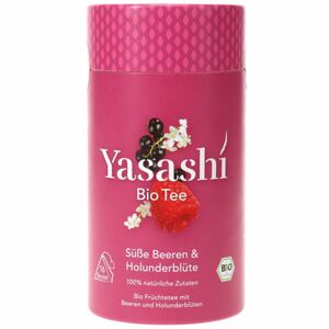 Yasashi BIO Früchtetee Süße Beeren & Holunderblüte