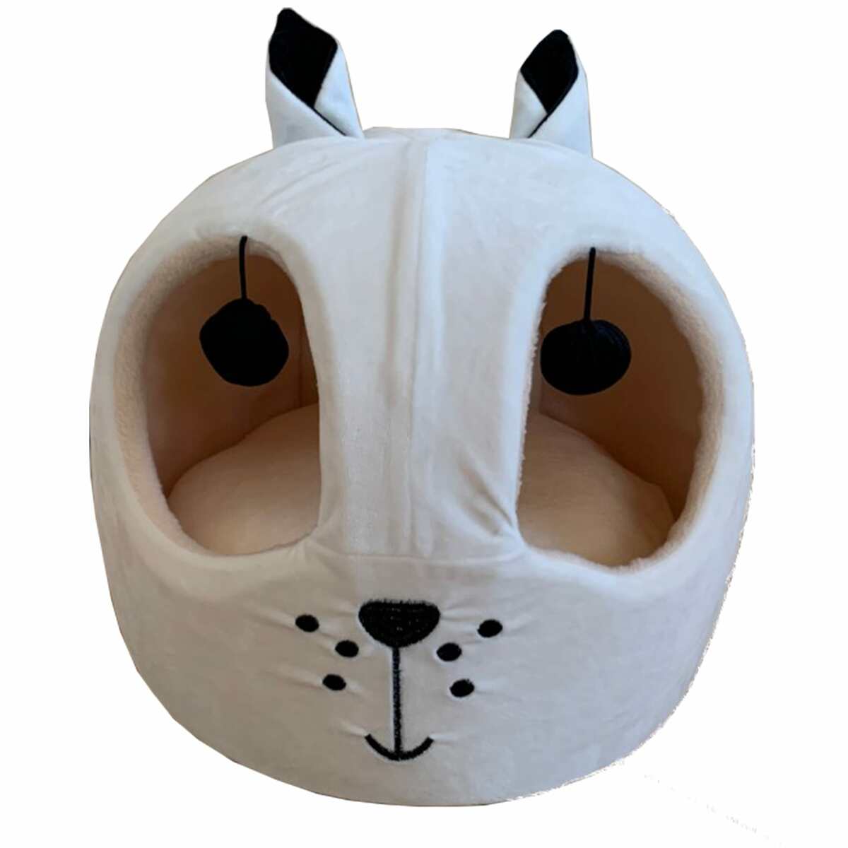 Bild 1 von Katzenhöhle Katzengesicht-Design 37 x 30 cm weiß