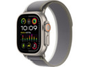 Bild 1 von APPLE Watch Ultra 2 GPS + Cellular 49 mm Trail Loop Grün/Grau - M/L Smartwatch Titangehäuse Gewebe, 145 220 mm, Titan / Grau