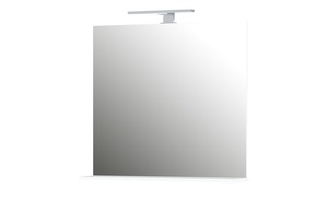 Spiegel mit Ablage weiß Maße (cm): B: 76 H: 75 T: 15 Dekoration