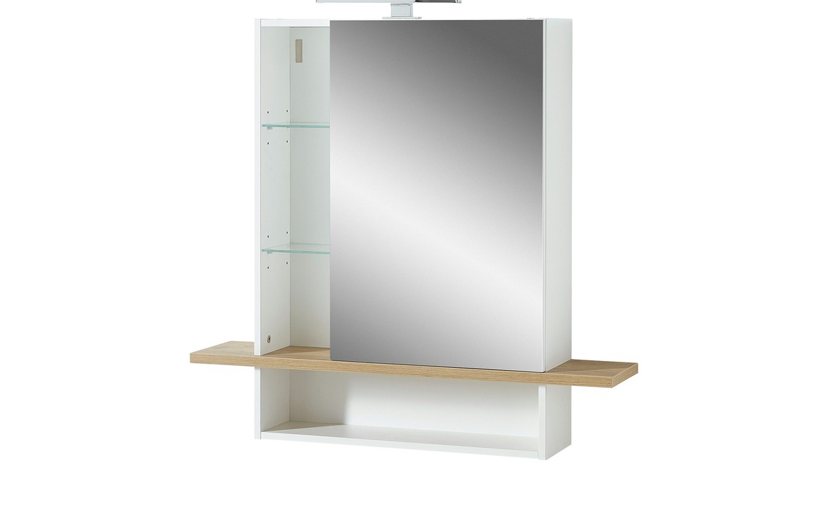 Bild 1 von Spiegelschrank weiß Maße (cm): B: 90 H: 86 T: 20 Badezimmer