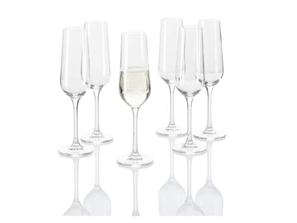 Bild 4 von ERNESTO® Rotwein-/ Weißwein-/ Sekt-/ Wassergläser, 6 Stück, aus Kristallglas