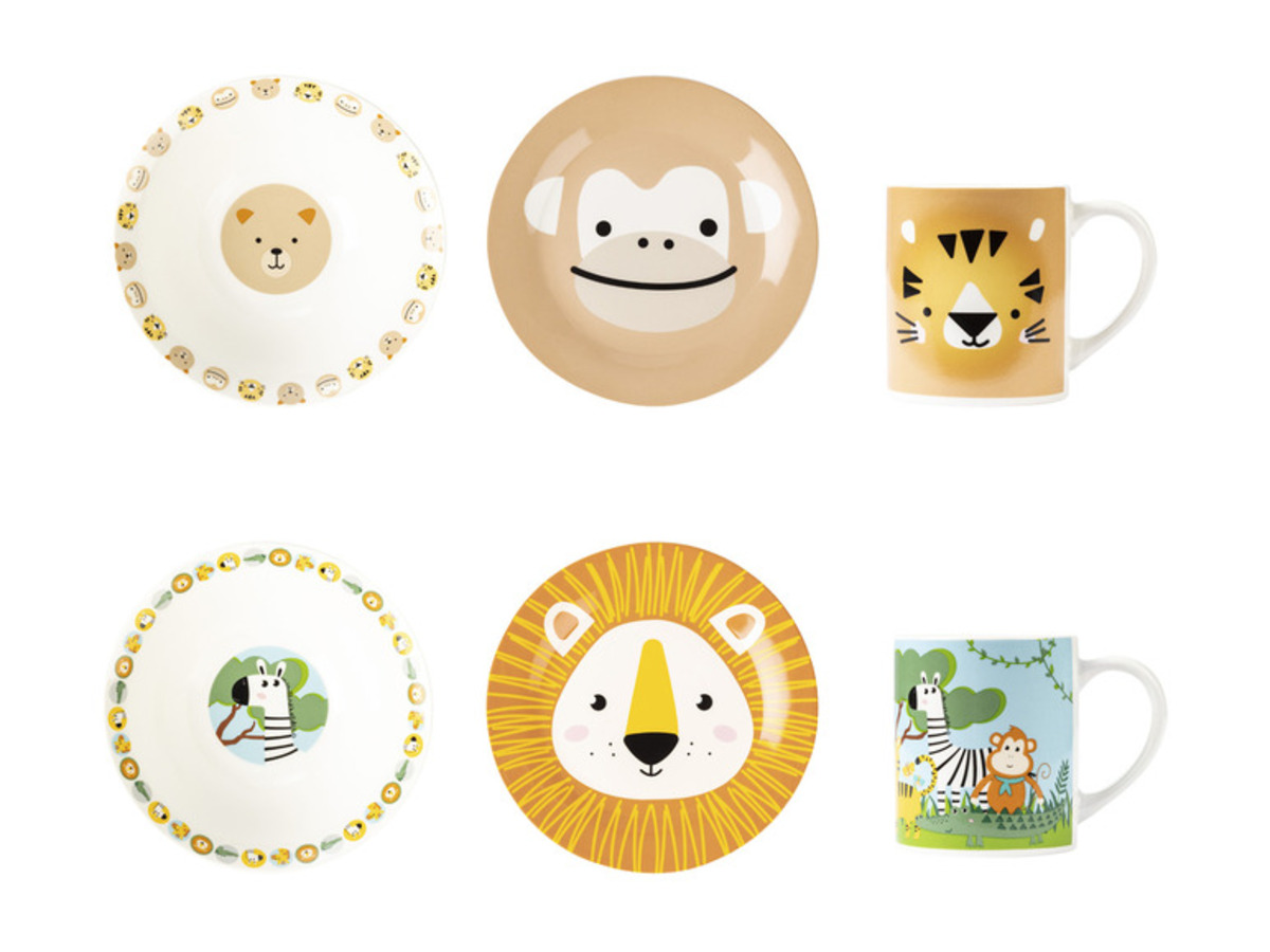 Bild 1 von ERNESTO® Kinder-Geschirr-Set, aus Porzellan