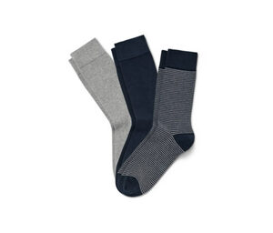 3 Paar Socken, navy/grau