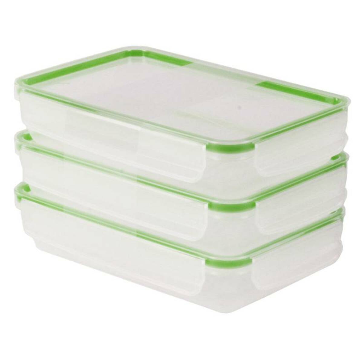 Bild 1 von rotho Kühlschrankdose 3-tlg. 1,0l CLIC & LOCK, Kunststoff