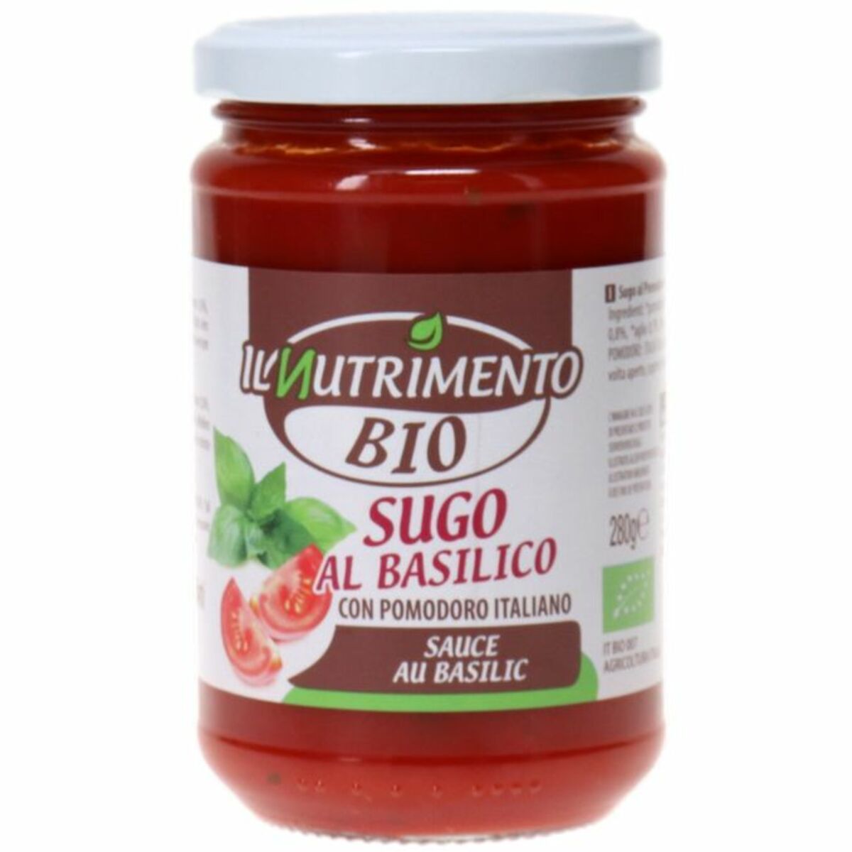 Il Nutrimento BIO Tomatensauce mit Basilikum von Motatos ansehen! Il Nutrimento BIO Tomatensauce mit Basilikum von Motatos ansehen!