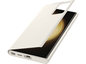 SAMSUNG Smart View Wallet Case, Bookcover, Samsung, Galaxy S23 Ultra, Cream