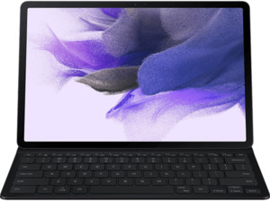 SAMSUNG EF-DT730 Keyboard (QWERTZ) Slim, Galaxy Tab S7+, S7 FE, S8+ Tablet Cover Black