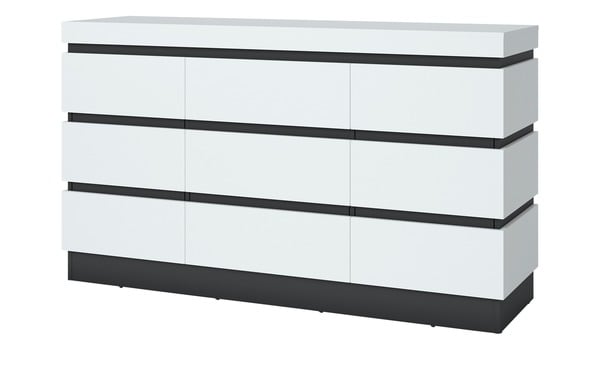 Bild 1 von Kommode  Campania weiß Maße (cm): B: 161 H: 93 T: 45 Kommoden & Sideboards