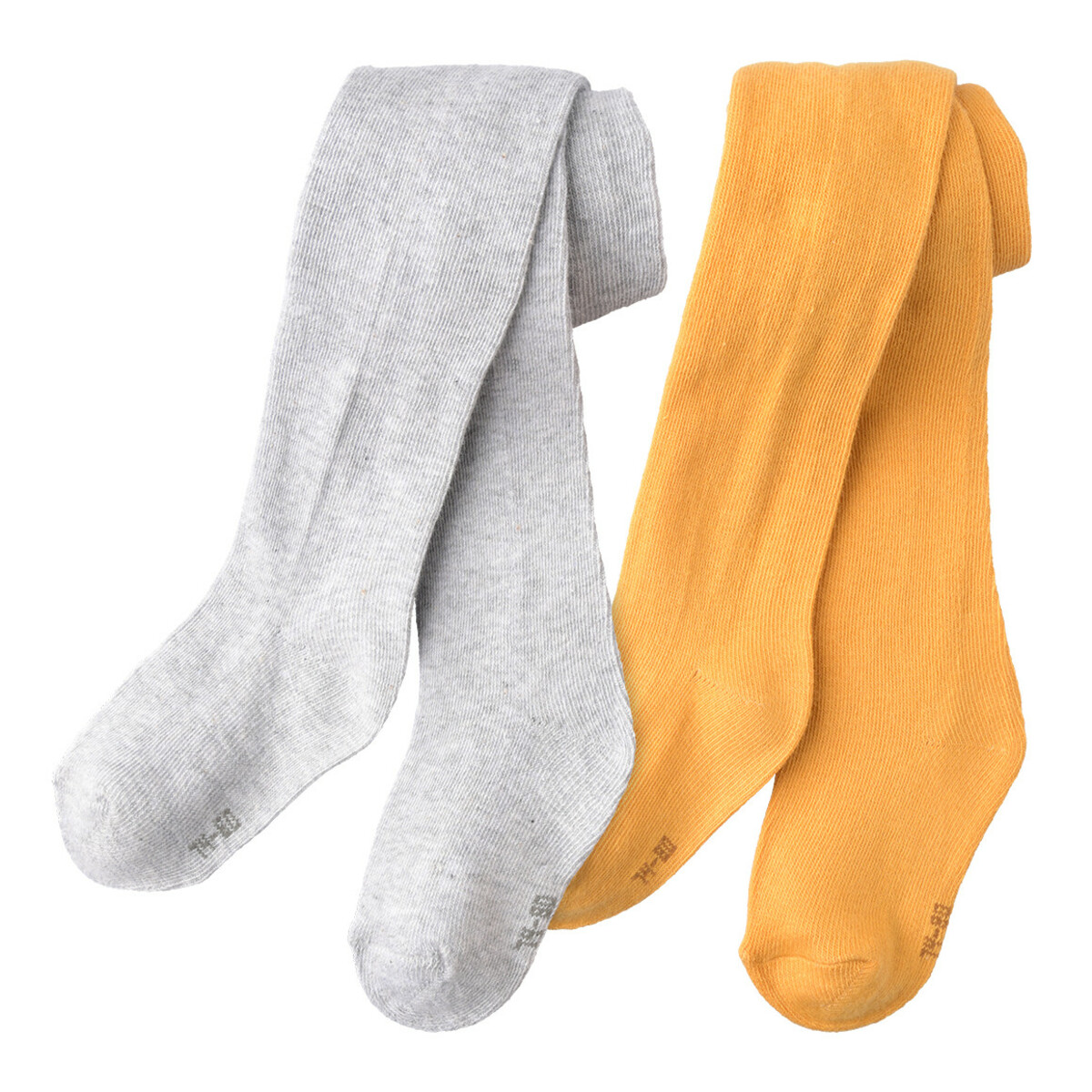 Bild 1 von 2 Baby Strumpfhosen im Set HELLGRAU / SENFGELB