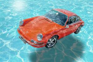 Kollektion Wiedemann Bild &quot;PORSCHE 911 UNDER WATER I&quot;,...