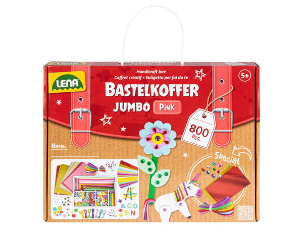 Bild 2 von LENA Bastelkoffer »Jumbo«, 800 Teile