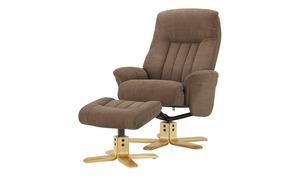 Relaxsessel mit Hocker  Bonny braun Maße (cm): B: 80 H: 103 T: 87 Sessel