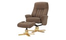 Bild 1 von Relaxsessel mit Hocker  Bonny braun Maße (cm): B: 80 H: 103 T: 87 Sessel