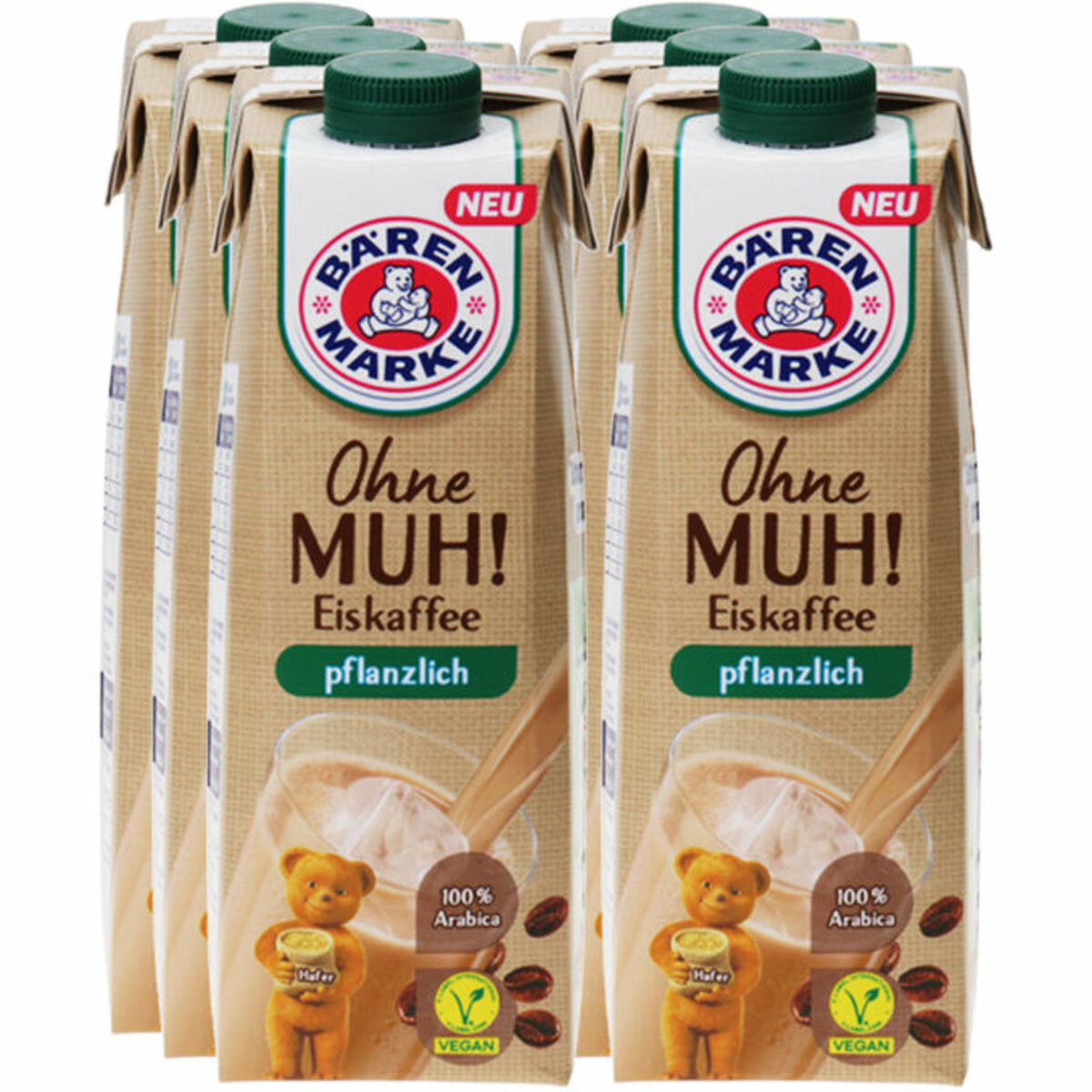 Bild 1 von Bärenmarke Ohne Muh Eiskaffee, 6er Pack