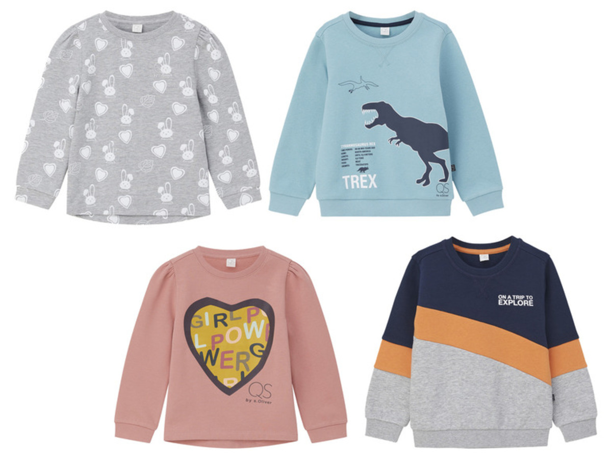 Bild 1 von QS by s.Oliver Kleinkinder Sweatshirts mit Baumwolle