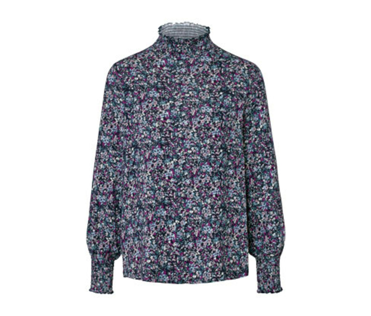 Bild 1 von Blusenshirt mit Stehkragen, millefleurs