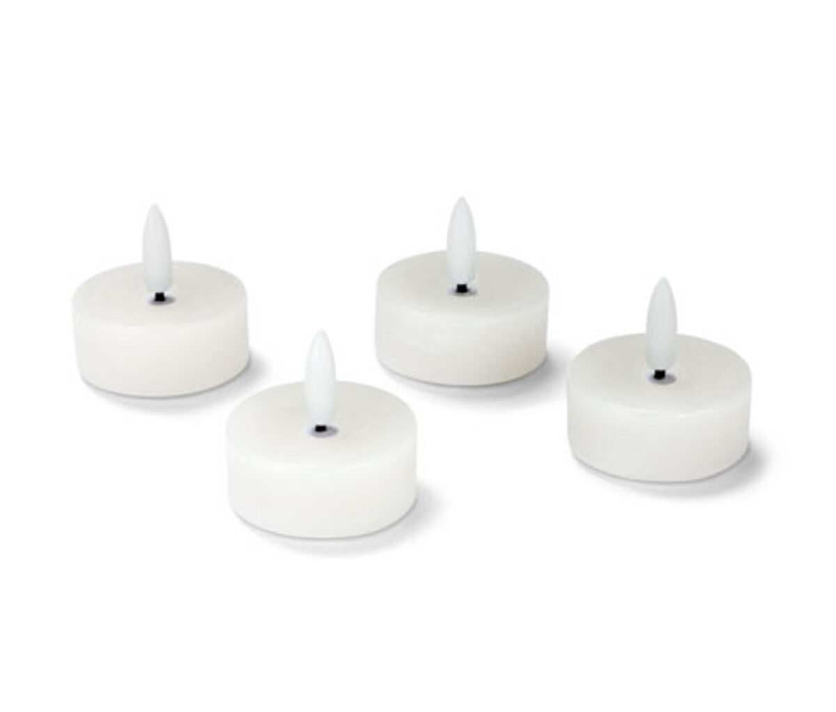 Bild 1 von 4 LED-Echtwachs-Teelichter, weiß